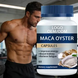 OEM/ODM Anti-fatigue & Energy-boosting Antioxidant Herbal Capsules with High Maca Extract and Oyster for Adults