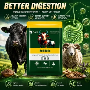 OEM ODM Feed Grade Enzymes & Vitamins Cattle Sheep Growth Booster Fattening Supplement Immunity Enhancer