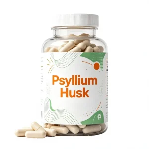 OEM ODM Health Support Pure Psyllium Husk Powder Capsules Supplement Natural Psyllium Husk Capsules Natural Fiber Detox Dietary