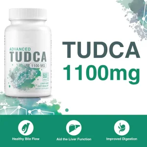 OEM ODM Liver Support Tudca Supplement 1100mg TUDCA Capsules Tauroursodeoxycholic Acid TUDCA Capsules for Liver Detox Cleanse
