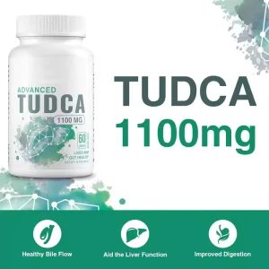 OEM/ODM Liver Support Tudca Supplement 1100mg TUDCA Capsules Tauroursodeoxycholic Acid TUDCA Capsules for Liver Detox Cleanse