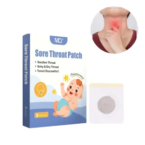 OEM ODM Nature Herbal Children Health Care Product Non woven Fabrics Chinese Patch Sore Throat Patch