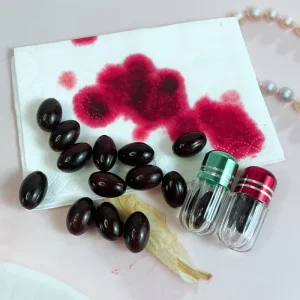 OEM/ODM Organic Virgin Blood Capsule Yoni Blood Capsules Eco-Friendly Antibacterial Vaginal Tightening Pills