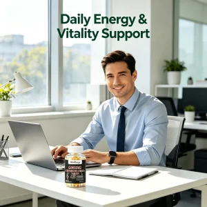 OEM ODM Premium Ginseng Complex Daily Vitality and Active Lifestyle Support Supplement