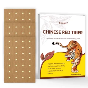OEM ODM Private Label Formula Size 8 Packs 100% Natural Herbal Relieve Pain Tiger Pain Relief Patch Black Chinese Tiger Patch