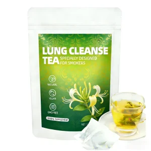 OEM ODM Private Label Fresh Lung Detox Tea for Smokers Natural Honeysuckle Clear Lungs Relieve Phlegm 20 Tea Bags