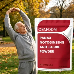 OEM ODM Sanqi and Jujube Powder Antioxidant for Middle-aged and Elderly People to Replenish Qi Blood Enhance Immunity