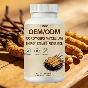 OEM ODM Support Antioxidant Endocrine Balance Lung Kidney Tonification Immunity Enhancement Cordyceps Sinensis Mycelium Tablets