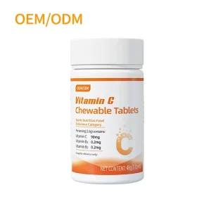 OEM ODM Vitamin C Chewable Tablets Sports Nutrition Food Endurance Category