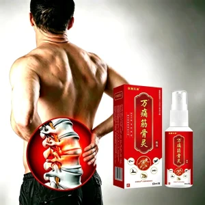 OEM Organic Self Heating Muscle Relief Body Spray Plant Extract Herbal Dispels Cold Dampness Stiffness Neck Pain Deep Heating