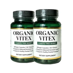 OEM Organic Vitex Capsules Supports PMS Symptoms Menopause Symptoms