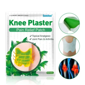 OEM Private Label 12 Patches Natural Herbal Extract Knee Care Patch External Body Care Plaster for Joint Area Daily Use