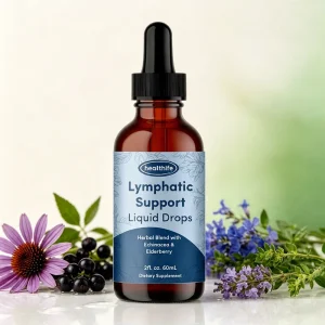 OEM Private Label Herbal Echinacea Extract Dandelion Liquid Lymphatic Support Supplement Drop
