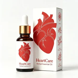 OEM Private Label Natural Chinese Herbal Heart Care Essential Oil Salvia Sanqi Erigeron Calming Wellness Aromatherapy