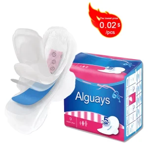 OEM Super Absorbent Winged Menstrual Sanitary Pads with Japan SAP & Leak Guard Hypoallergenic Cotton