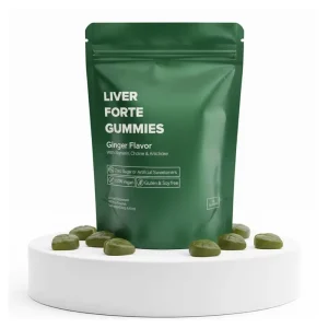 OEM TK amazon Hot Selling Liver Forte Gummies Supports Liver Health with Ginger Flavor 60 Gummies