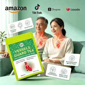OEM Ve*ssels Guard Tea Re*lieve Limb Numbness Dizziness Chest Discomfort Improve Vascular Health Daily Herbal Support Drink