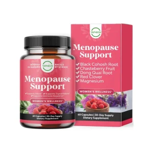 OEM Women Menopause Wellness Dong Quai Black Cohosh Red Clover Multi Herb Vitamin Mineral Daily Female Body Balanced Capsules