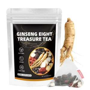 Oem Premium Ginseng Eight Treasure Bagged Tea Health Customized Box Packaging High Grade