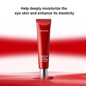 Oligopeptides Brightening Eye Cream Glucan + Collagen Dark Circle Reducing & Anti Wrinkle Moisturizer for All Skin Types