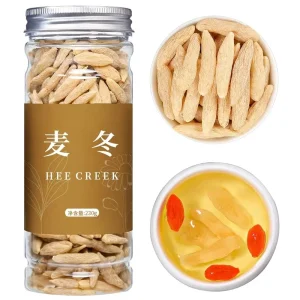 Ophiopogon Herb Mai Dong 8.11oz 230g Chinese Herbal Tea Astragalus Root American Ginseng Sulfur Caffeine Free Bottle