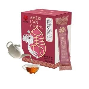 High Quality American Ginseng Extract Powder Antioxidant Herbal Supplements for Adults Teens Tea Tablets Dietary Drinks Instant