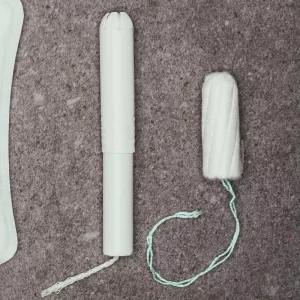 Organic Cotton Tampons with Custom Logo Print Disposable Feminine Hygiene Menstrual Care Applicator