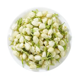 Organic Dried Jasmine Herbal Blooming Tea for Skin Beauty Slimming Freshly Processed Bulk Sachet Bag Box Packaging