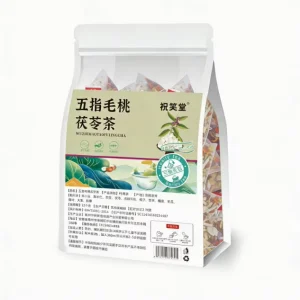 Organic Five Fingers Mao Tao Tea Poria Coix Seed Red Bean TCM Herbal Tea Bags Slimming Dampness Removing Health Raw