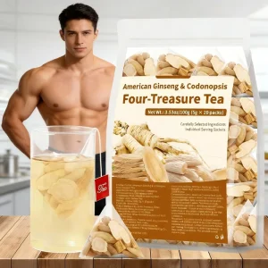 Organic Four Treasure Bagged Ginseng Herbal Tea