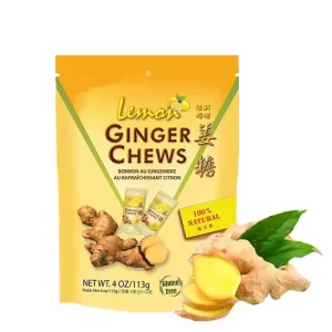 Organic Ginger Root Chews For Digestion & Joint Support With Turmeric Curcumin OEM ODM
