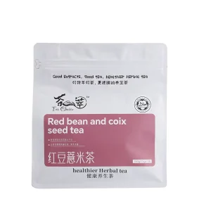 Organic Health Red Bean Coix Seed Blended Tea Bags Hot and Cold Brewable