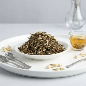 Organic Health Tea Fresh Bulk China Loose Leaf Green Tea Natural Jasmine Scented Spiral Shapes Bag 500g