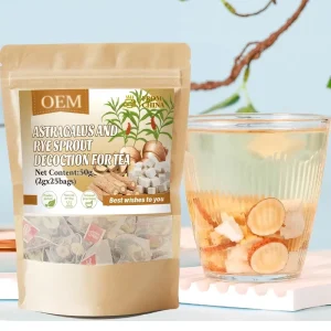 Organic Huang Ya TCM Herbal Tea Caffeine Free Vegan Non GMO Spleen Support Digestive Gut Detox Wellness Bulk