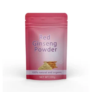 Organic OEM 100g Ginseng Extract Organic Korean Red Ginseng Root Powder Korean Red Ginseng Extract Powder