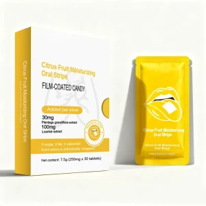 Organic Throat Protection Oral Film Natural Licorice Extract Oral Dissolving Film Pain Relief Wellness Products OEM