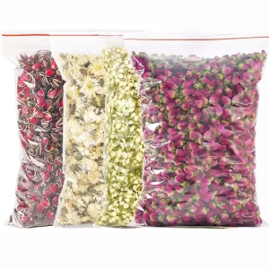 Origin Supply High Quality Chrysanthemum Rose Butterfly Pea Chinese Herbal Dried Flowers Blooming Tea