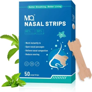 Overnight Breathing Relief Strip Promotes Restful Sleep by Reducing Nasal Congestion