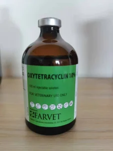 Oxytetracycline Injection 100ml Veterinary Medicine for Chicken Duck Rabbit Pig Cattle and Sheep