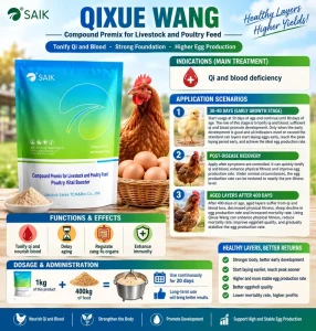 PVB Feed Grade Vitamins & Electrolytes Boost Laying Hens’ Immunity Improve Health of Older Hens Increase Egg laying Ability