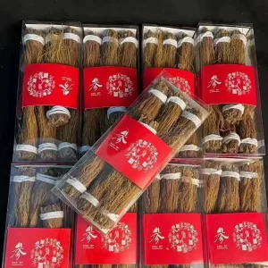 Panax Ginseng C. A. Meyer Red Ginseng Roots Hair Hong Shen Xu Sulfur-Free Dried Natural Ginseng Fibers Herbal Health Use Bulk