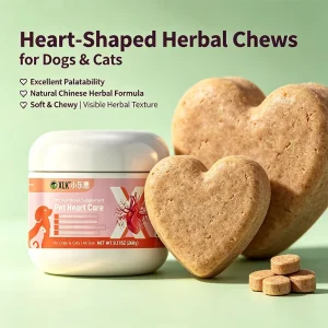 Pet Cardiovascular Support Supplement Myocardial Repair Tablets for Dog Cat Mitral Valve Care HCM DCM Breed Wellness