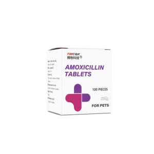 Pet Medicine Amoxicillin Tablets Antibacterial Treatment of Infection Medication for Cats and Dogs