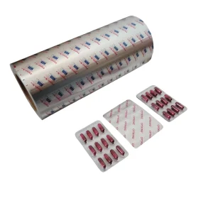 Pharmaceutical Ptp Aluminum Blister Packaging Aluminum Foil Heat Sealing With Pvc