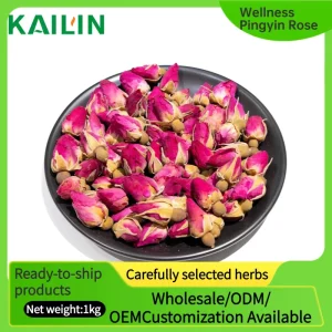 Pingyin Rose Tea 1kg Health Tea for Liver & Skin Care Warm Uterus & Mood Support in Bottle