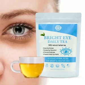 Plant Based Bright Eye Tea Enhances Blood Circulation for Better Eyes Health After Prolonged Use of Eyes