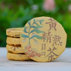 Polygonatum & Ripe Pu’er Herbal Tea for Warming Stomach Moisturizing Lungs Detoxification and Fat Reduction