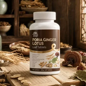 Poria Ginger Lotus Leaf Tablets with Astragalus Ginseng Licorice Ganoderma Private Label OEM