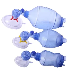 Portable PVC Manual Oxygen Resuscitator Ambu Bag Customizable OEM Emergency Resuscitation Device Adults Babies Hospital