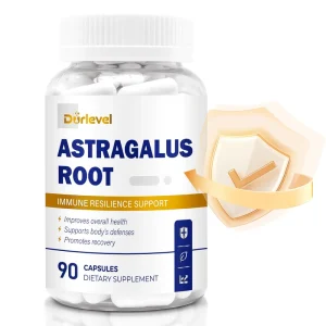 Premium Astragalus Root Capsules Organic Huang Qi Powder Vegan Capsules Authentic Chinese Herb Daily Wellness